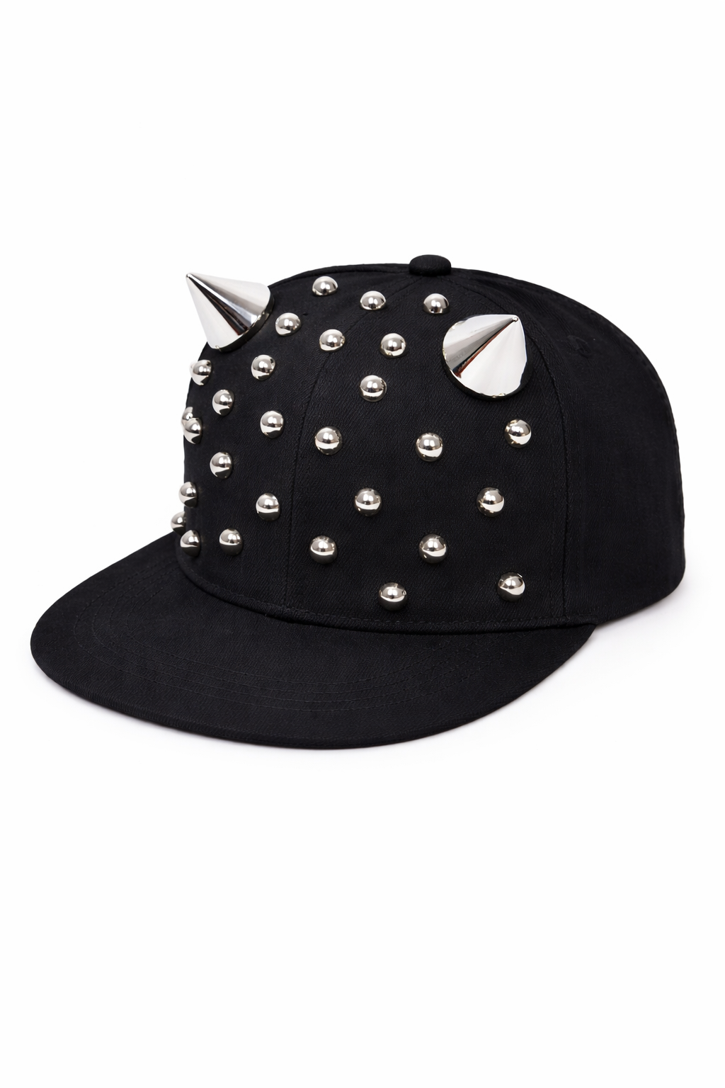 Studded Snapback Cap