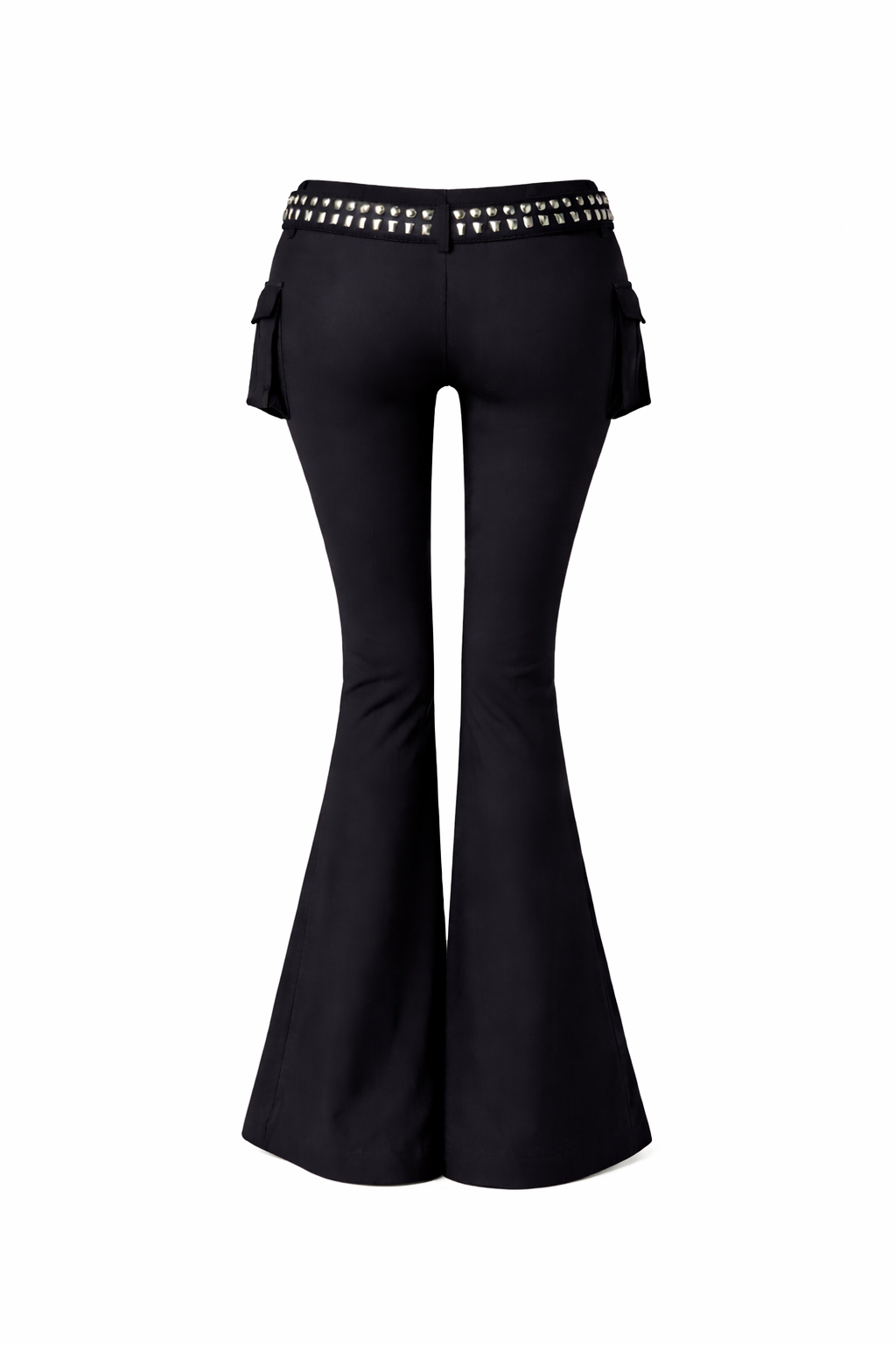 Low-Rise Flared Pants