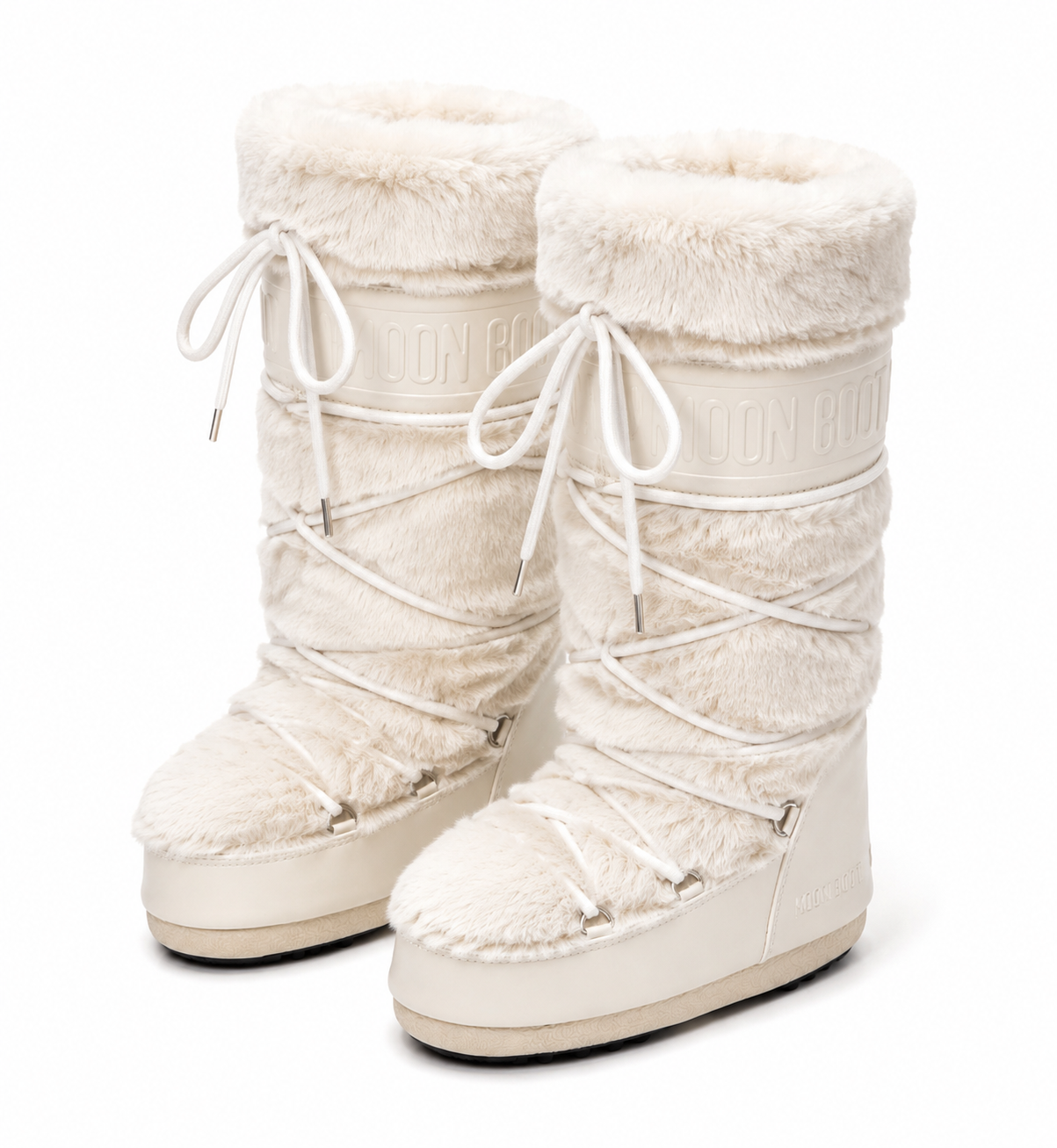 Faux Fur Moon Platform Boots
