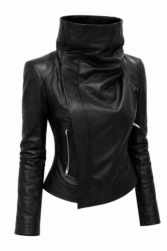 Misora Faux Leather Jacket