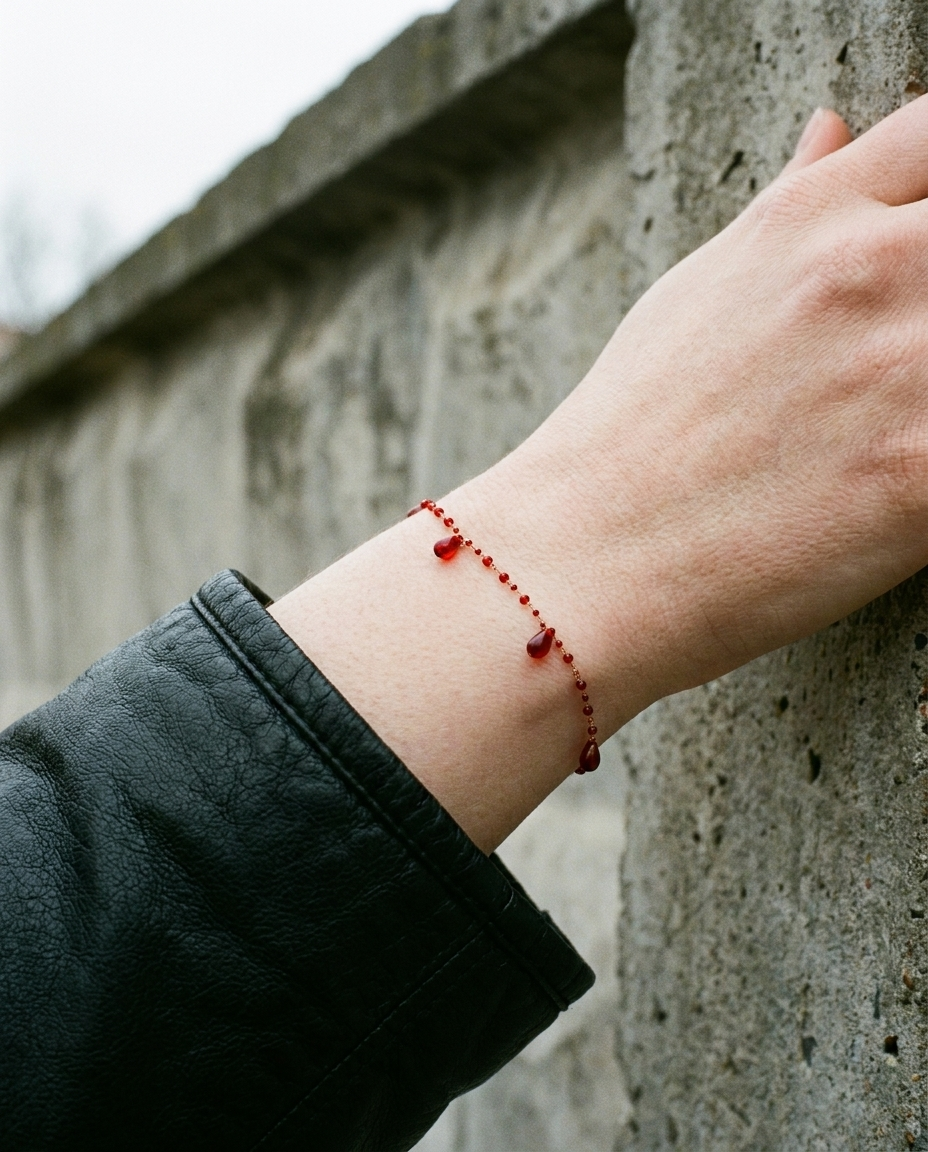 Blood Drop Bracelet
