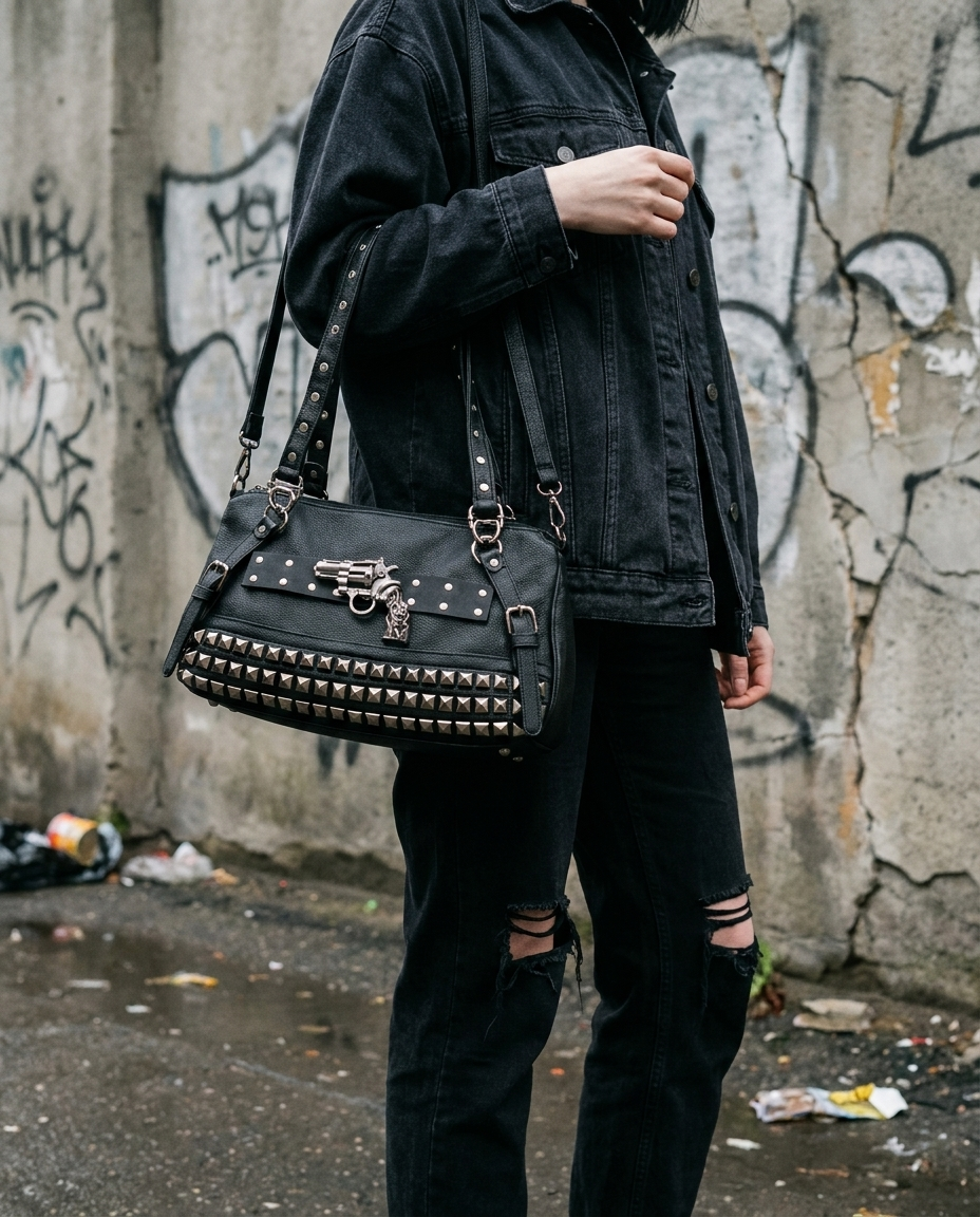 Bullet Stud Shoulder Bag