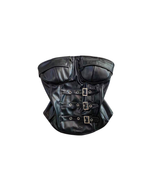 Strapless Moto Bustier Corset