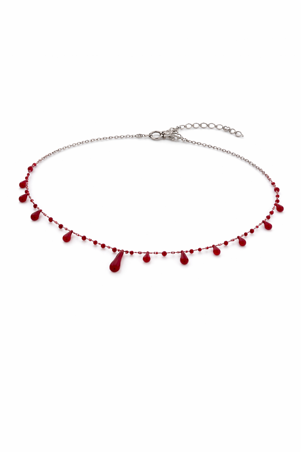 Blood Drop Thread Blood Drop Choker – Noctelle Threads