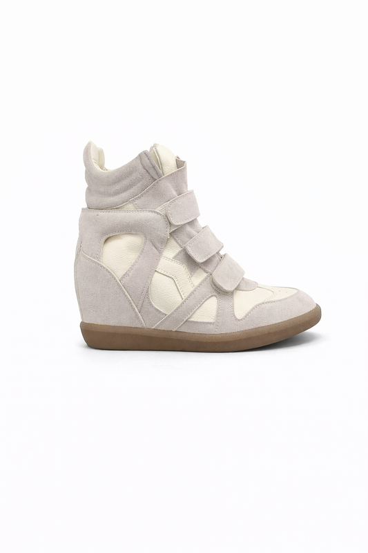 Wedge High-Top Sneakers