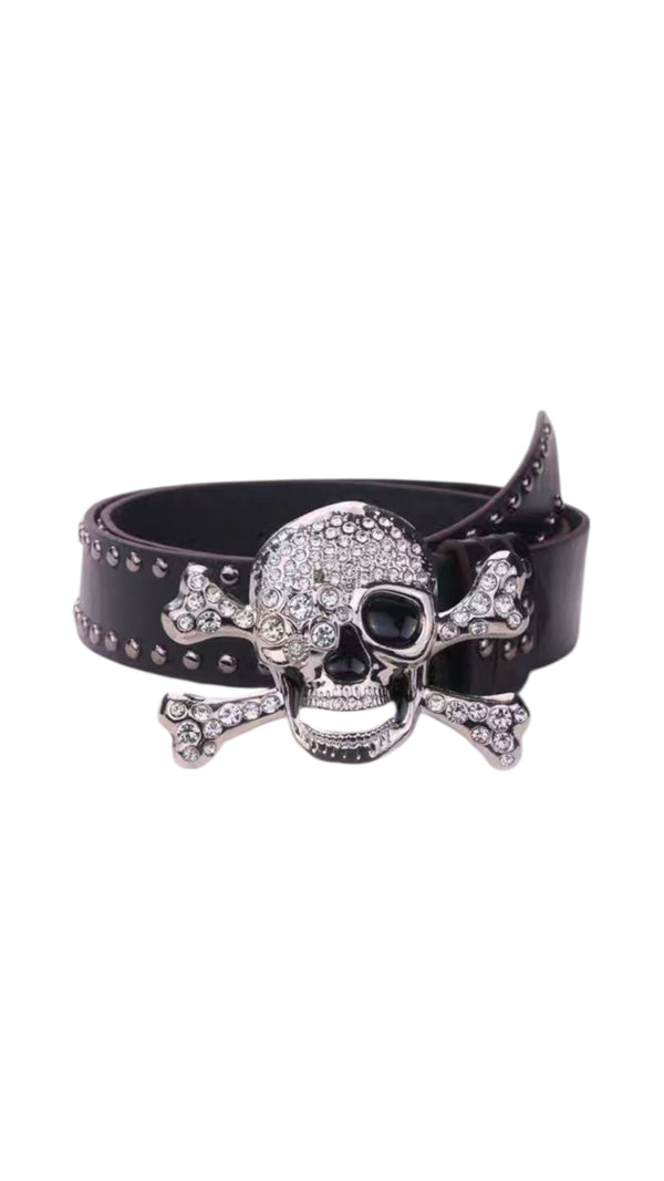 Skull Crossbones Belt