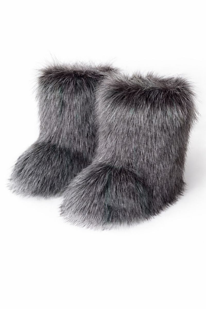 Faux Fur Statement Boots