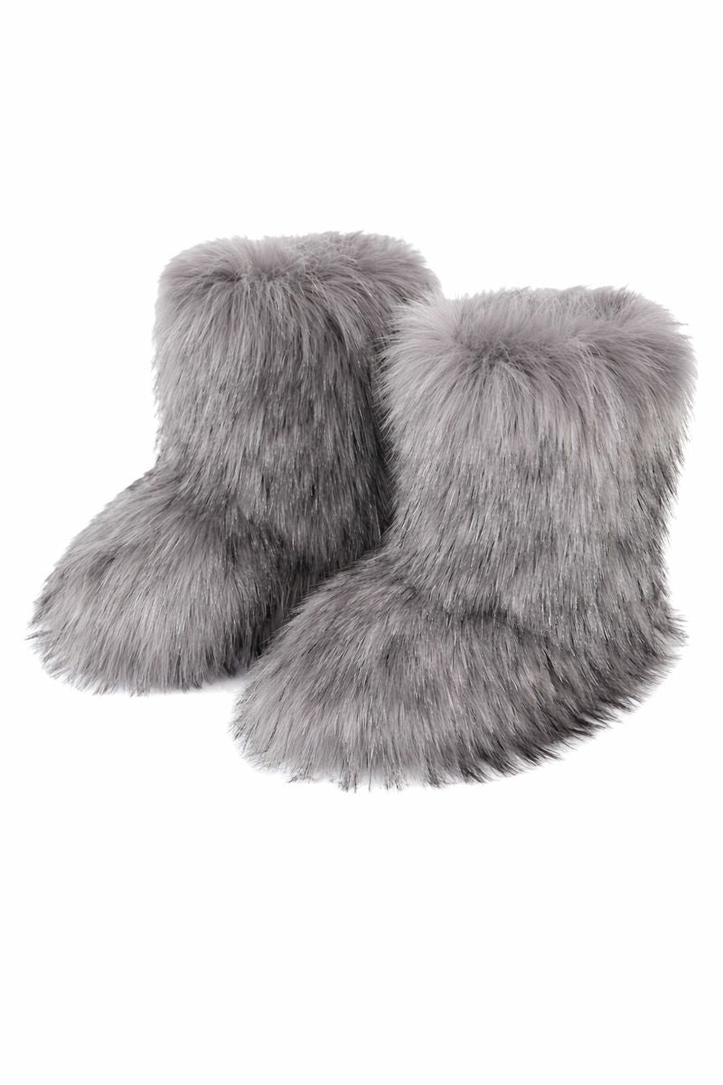 Faux Fur Statement Boots