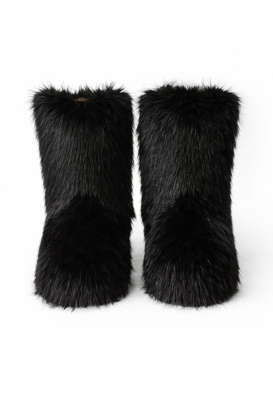 Faux Fur Statement Boots