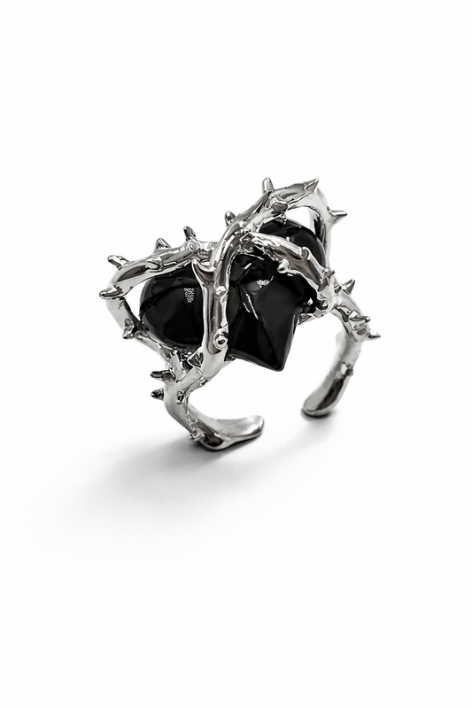 Thorned Heart Open Ring
