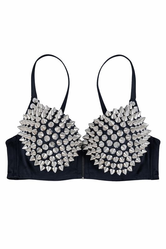 Studded Spike Bra Top