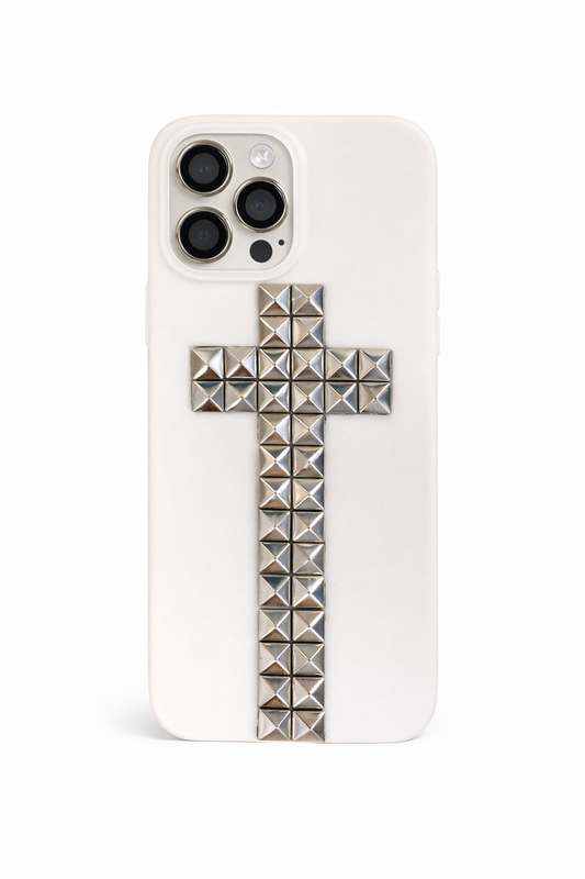 Studded Cross Phone Case
