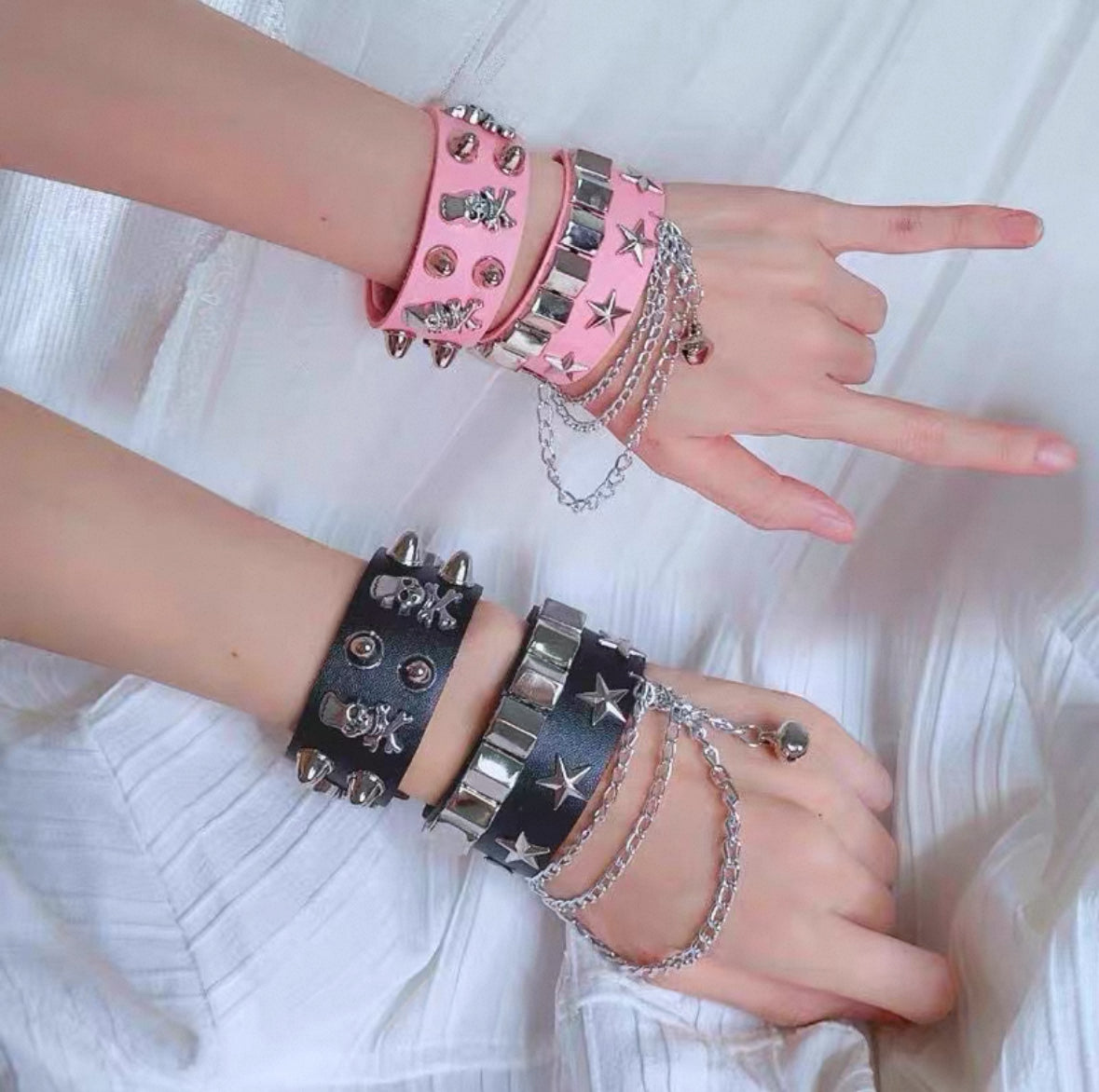 Skull Studded Bracelet